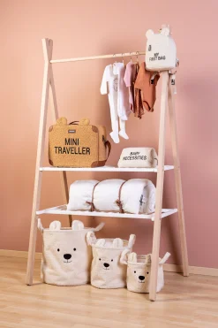 Childhome Paniers De Rangement-Panier De Rangement - 25x20x20 Cm - Teddy - Ecru