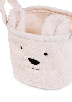 Childhome Paniers De Rangement-Panier De Rangement - 25x20x20 Cm - Teddy - Ecru