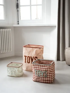 Childhome Paniers De Rangement-Panier De Rangement - 35x35x50 Cm - Vichy