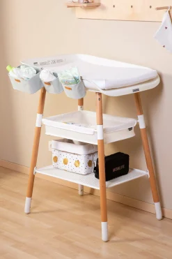 Childhome Paniers De Rangement-Panier De Rangement - 40x30x20 Cm - Toile - Gold Dots