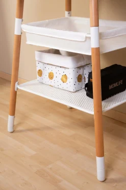 Childhome Paniers De Rangement-Panier De Rangement - 40x30x20 Cm - Toile - Gold Dots