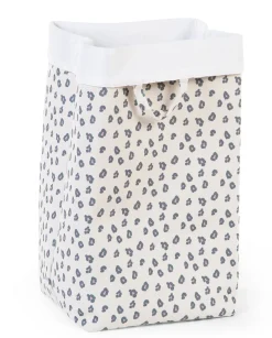 Childhome Paniers De Rangement-Panier De Rangement - 32x32x60 Cm - Toile - Leopard