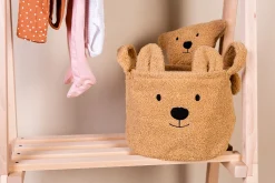 Childhome Paniers De Rangement-Panier De Rangement - 25x20x20 Cm - Teddy - Brun