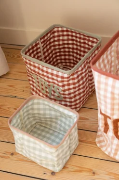 Childhome Paniers De Rangement-Panier De Rangement - 25x20x20 Cm - Vichy