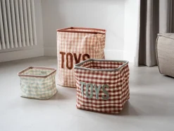 Childhome Paniers De Rangement-Panier De Rangement - 30X35X30 Cm - Vichy