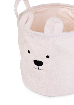 Childhome Paniers De Rangement-Panier De Rangement - 30x30x30 Cm - Teddy - Ecru