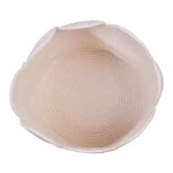Childhome Paniers De Rangement-Panier fleur - 35x35x35cm- Corde De Coton - Ecru