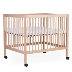 Childhome Parcs-Parc 97 + Roues - 95x75 Cm - Bois - Naturel