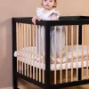 Childhome Parcs-Parc 97 + Roues - 95x75 Cm - Bois - Noir / Naturel