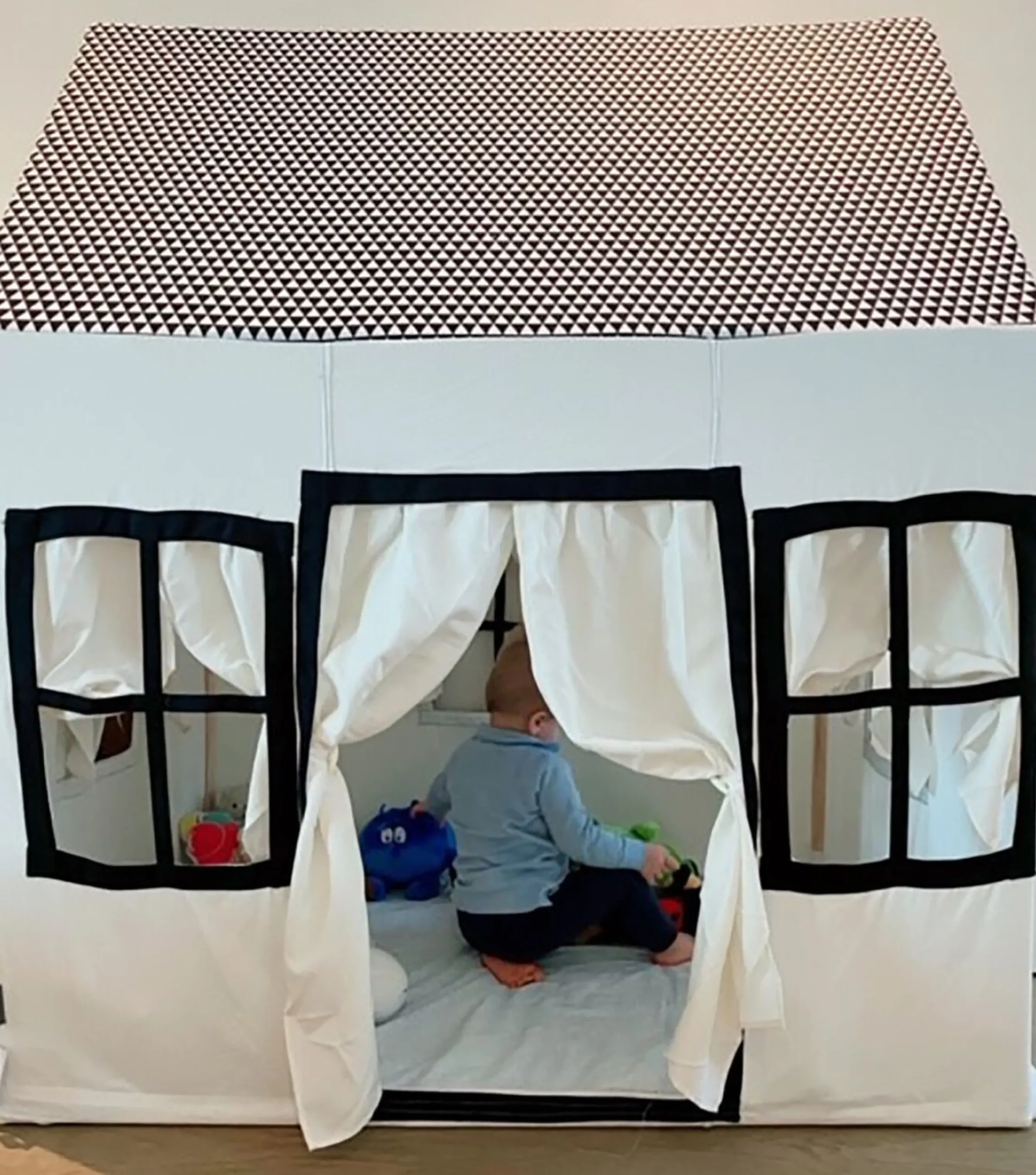 Childhome Tentes De Jeu-Playhouse noir et blanc