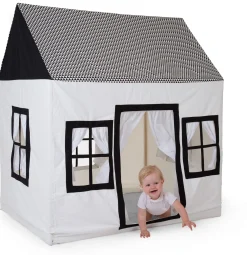 Childhome Tentes De Jeu-Playhouse noir et blanc
