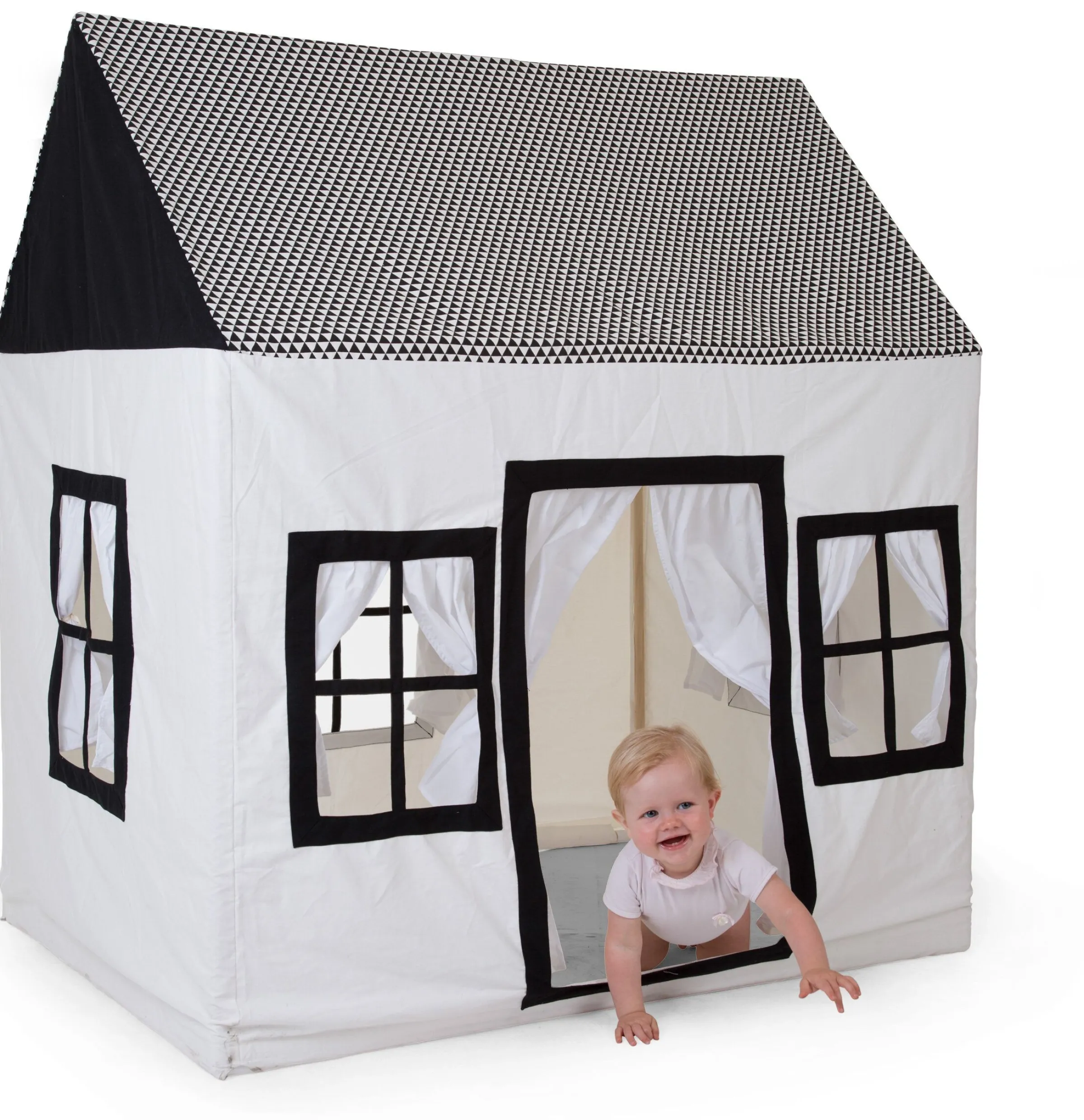 Childhome Tentes De Jeu-Playhouse noir et blanc