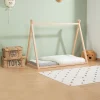 Childhome Chaises Enfants-Pouf Teddy marron