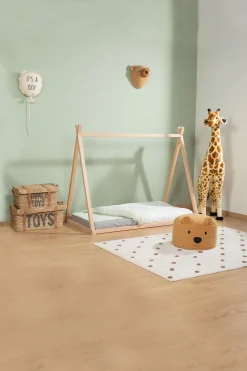 Childhome Chaises Enfants-Pouf Teddy marron