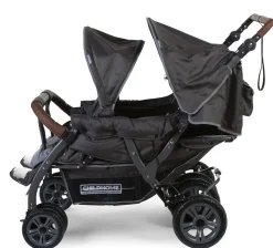 Childhome Poussettes Multi Places-Poussette Quadruple anthracite