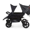 Childhome Poussettes Multi Places-Poussette Two By Two noir