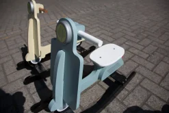 Childhome Jouets À Bascule-Scooter A Bascule - MDF - Bleu Menthe Noir