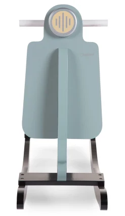 Childhome Jouets À Bascule-Scooter A Bascule - MDF - Bleu Menthe Noir