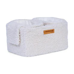 Childhome Paniers De Rangement-Set Van 3 Hangmandjes - 21x14x10 Cm + 14x10x10 Cm - Teddy Ecru