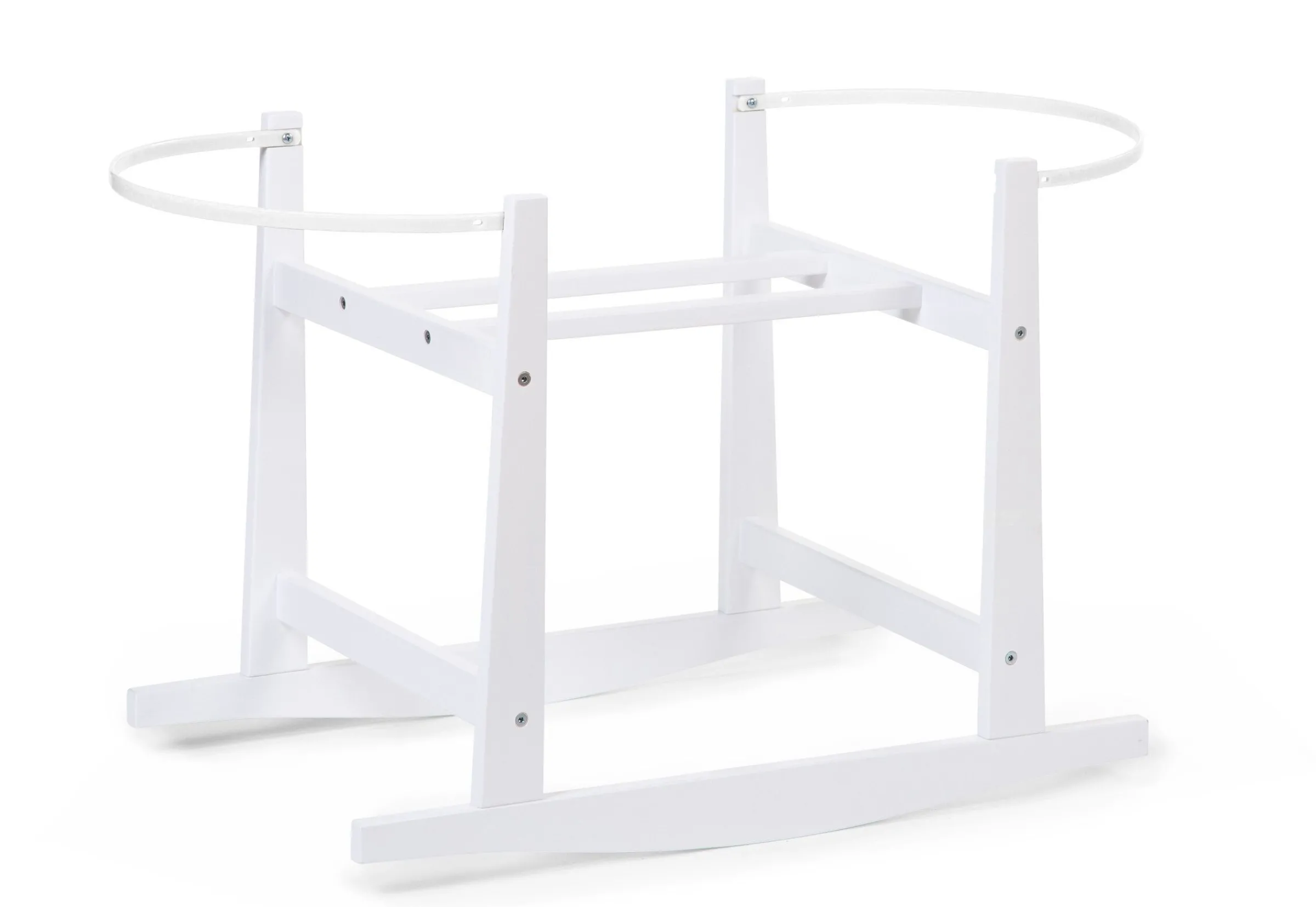 Childhome Supports-Support à bascule panier à moïse en bois blanc