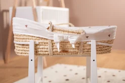 Childhome Supports-Support à bascule panier à moïse en bois blanc