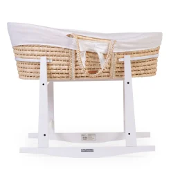 Childhome Supports-Support à bascule panier à moïse en bois blanc