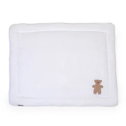 Childhome Tapis Parc-Tapis De Parc - 75x95 Cm - Jersey Melange Beige / Muslin Ted