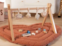 Childhome Tapis D'éveil-Tapis d’éveil 120cm Coeur terracotta