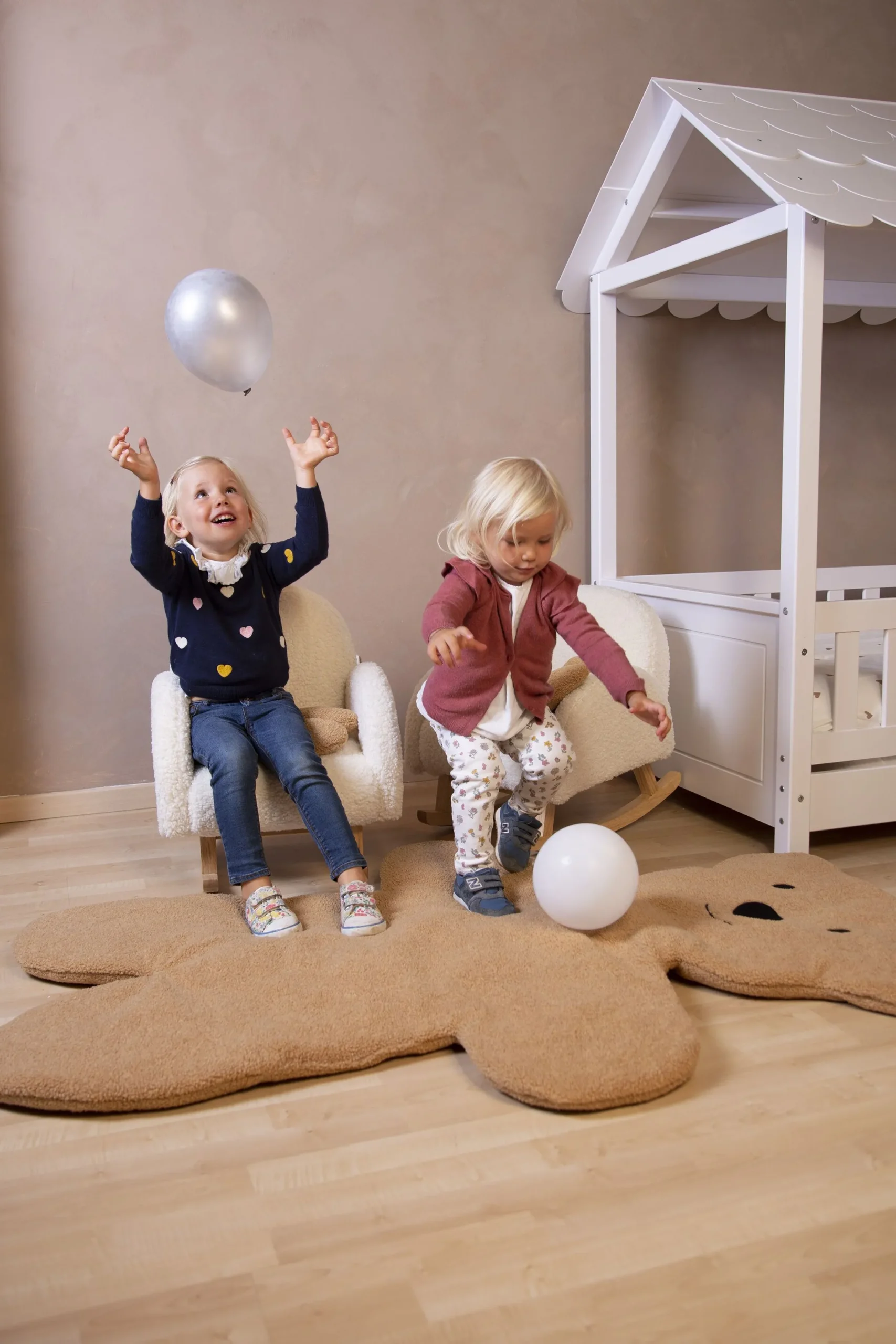 Childhome Tapis D'éveil-Tapis d’éveil 150cm Teddy marron