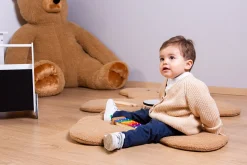 Childhome Tapis D'éveil-Tapis d’éveil 150cm Teddy marron