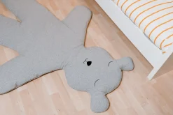 Childhome Tapis D'éveil-Tapis D'Éveil Teddy Bear - 150 Cm - Jersey - Gris