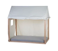 Childhome Accessoires|Tipi-Toile Pour Lit Cabane - 70x140 Cm - Blanc