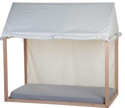 Childhome Accessoires|Tipi-Toile Pour Lit Cabane - 70x140 Cm - Blanc