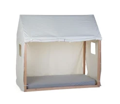 Childhome Accessoires|Tipi-Toile Pour Lit Cabane - 70x140 Cm - Blanc