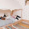 Childhome Accessoires|Tipi-Toile Pour Lit Cabane - 90x200 Cm - Blanc