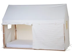 Childhome Accessoires|Tipi-Toile Pour Lit Cabane - 90x200 Cm - Blanc