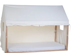 Childhome Accessoires|Tipi-Toile Pour Lit Cabane - 90x200 Cm - Blanc