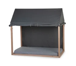 Childhome Accessoires|Tipi-Toile Pour Lit Cabane - 70x140 Cm - Anthracite
