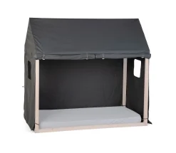 Childhome Accessoires|Tipi-Toile Pour Lit Cabane - 70x140 Cm - Anthracite