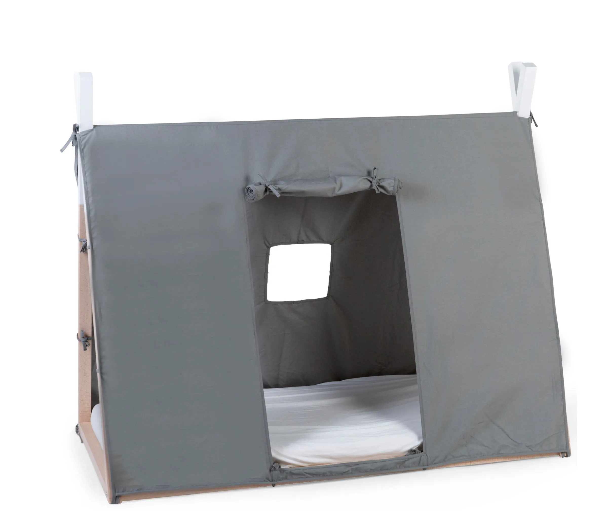 Childhome Accessoires|Tipi-Toile Pour Lit Tipi - 70x140 Cm - Gris