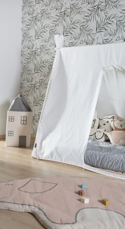 Childhome Accessoires|Tipi-Toile Pour Lit Tipi - 90x200 Cm - Blanc