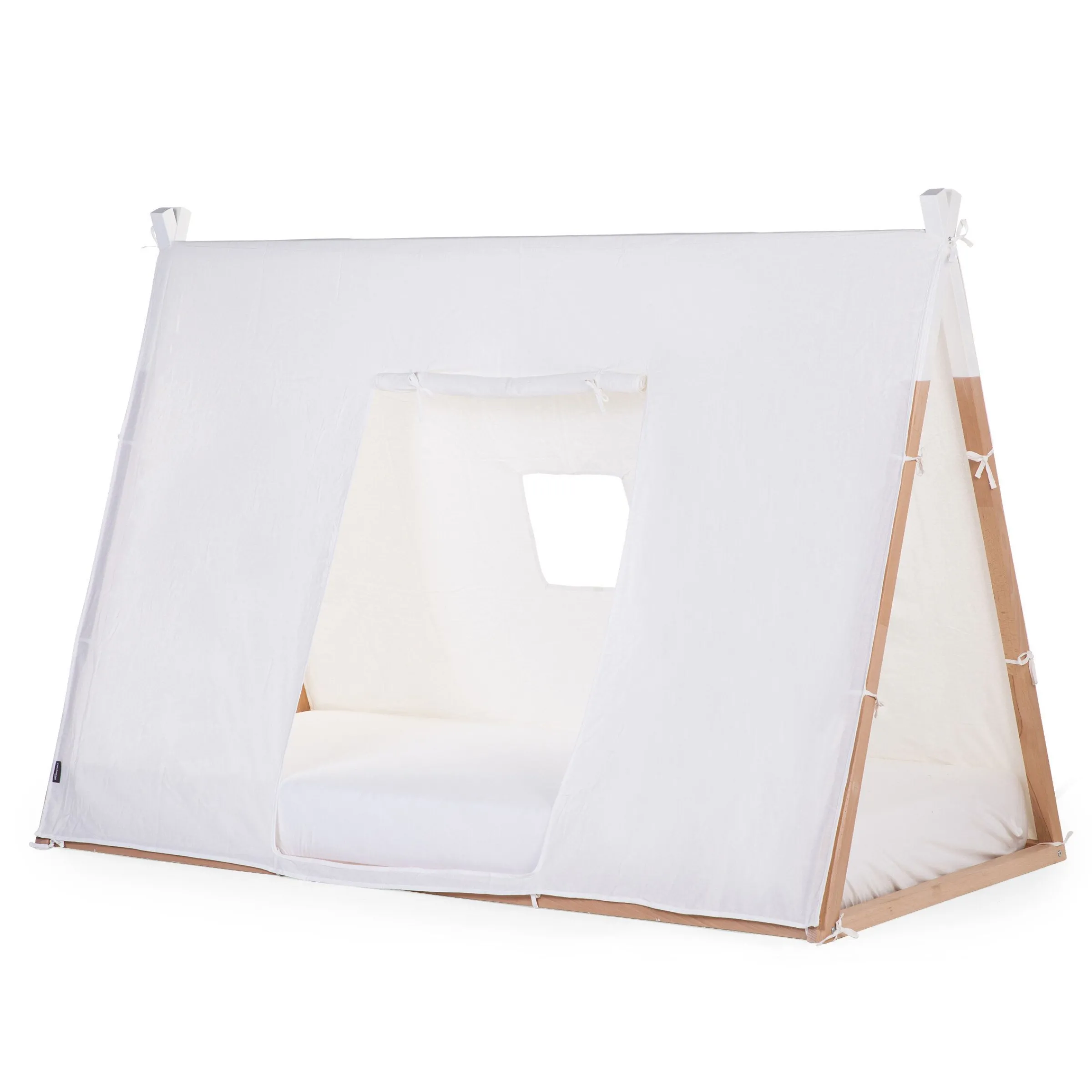Childhome Accessoires|Tipi-Toile Pour Lit Tipi - 90x200 Cm - Blanc