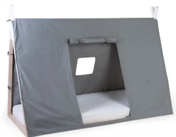 Childhome Accessoires|Tipi-Toile Pour Lit Tipi - 90x200 Cm - Gris