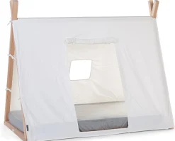 Childhome Accessoires|Tipi-Toile Pour Lit Tipi - 70x140 Cm - Blanc
