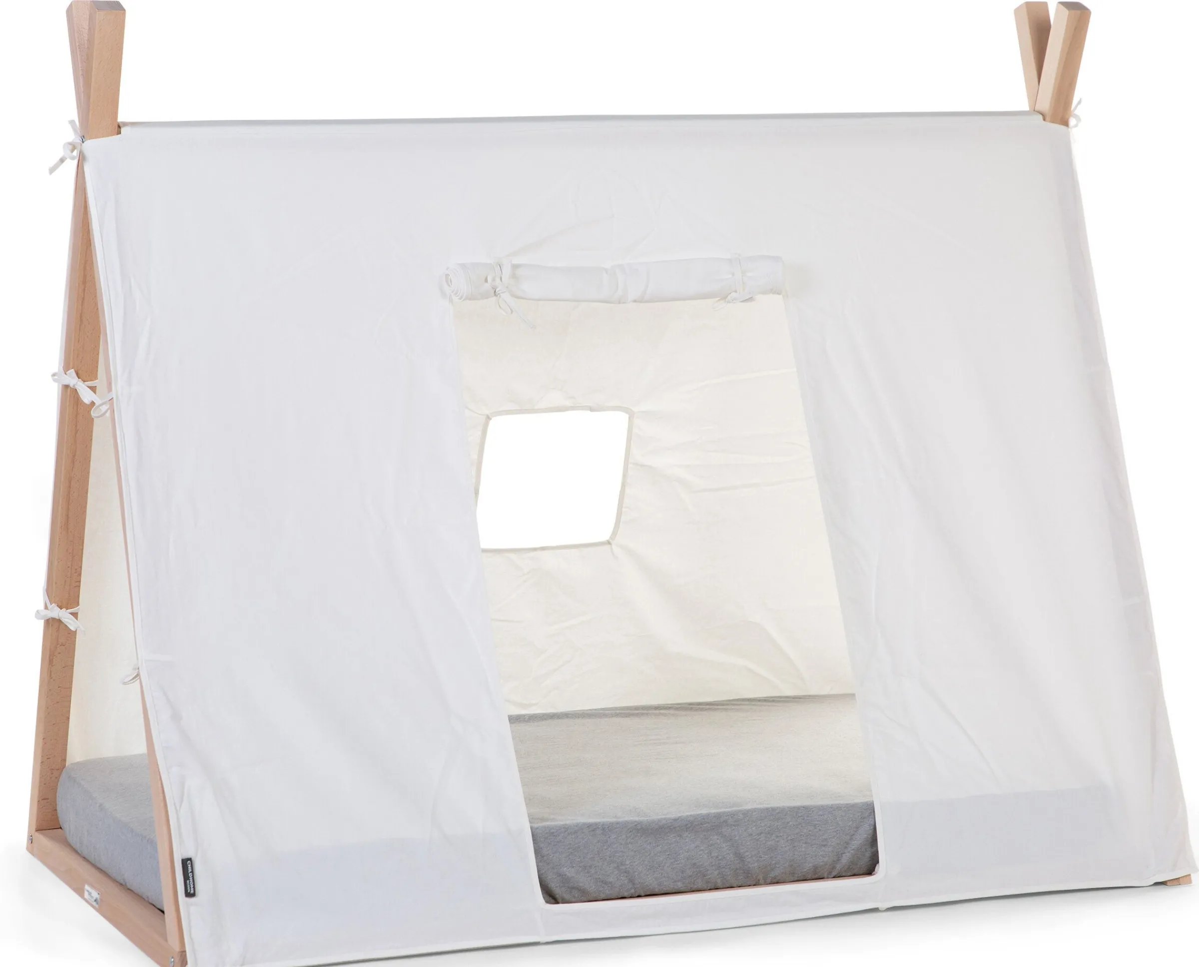 Childhome Accessoires|Tipi-Toile Pour Lit Tipi - 70x140 Cm - Blanc